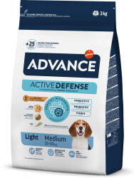 Advance Dog Medium Light Orta Irk Diyet Köpek Maması 3 kg - Advance
