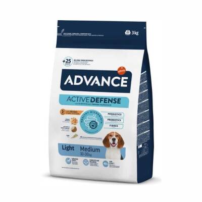 Advance Dog Medium Light Orta Irk Diyet Köpek Maması 3 kg - 1