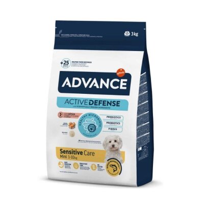 Advance Sensitive Care Deri ve Tüy Sağlığı Özel Somonlu Küçük Irk Yetişkin Köpek Maması 3 kg - 2