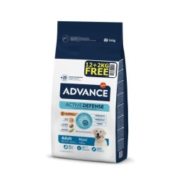 Advance Maxi Adult Büyük Irk Yetişkin Köpek Maması 12 Kg + 2 Kg Hediyeli - Advance