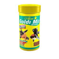 Ahm Goldi Mix Granulat Japon Balığı Yemi 100 Ml - Ahm
