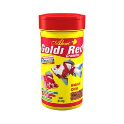 Ahm Goldi Red Granulat Balık Yemi 250 Ml - Ahm