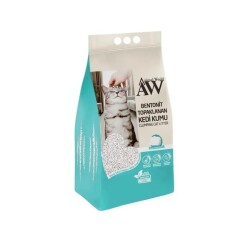 Animal World Beyaz Sabun Kokulu Extra Güçlü Topaklanan Bentonit Kedi Kumu 10 LT - Animal World