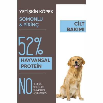 Animal World Somonlu Orta ve Büyük Yetişkin Irk Köpek Maması 15 kg - 4