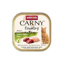 Animonda Carny Country Tavuklu Dana Etli ve Geyik Etli Yetişkin Kedi Konservesi 100 Gr - Animonda