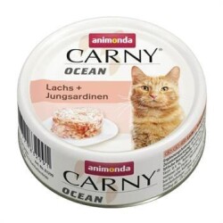Animonda Carny Ocean Somonlu ve Sardalyalı Kedi Konservesi 80 gr - Animonda