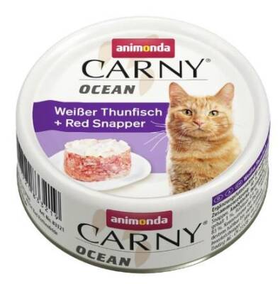 Animonda Carny Ocean Ton ve Kırlangıç Balıklı Kedi Konservesi 80 gr - 1