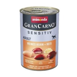 Animonda Gran Carno Sensitiv Tavuklu Pirinçli Köpek Konservesi 400 gr - Animonda