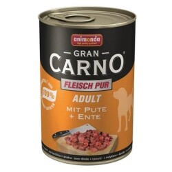 Animonda Gran Carno Sığır Eti ve Ördek Yürekli Köpek Konservesi 400 gr - Animonda