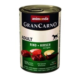 Animonda Gran Carno Sığır ve Geyikli Elmalı Yetişkin Köpek Konservesi 400 gr