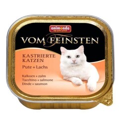 Animonda Hindi Eti & Somon Balıklı Kısırlaştırılmış Kedi Konservesi 100 gr - Animonda