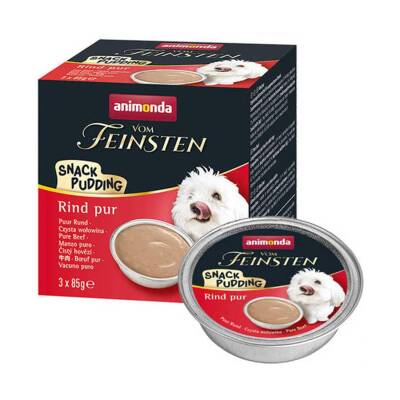 Animonda Vom Feinsten Biftekli Yetişkin Köpek Pudingi 3 X 85 gr - 2