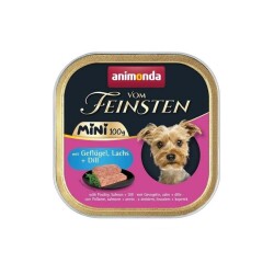Animonda Vom Feinsten Kümes Hayvanlı ve Somonlu Mini Irk Yetişkin Köpek Konservesi 100 Gr - Animonda