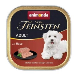 Animonda Vom Feinsten Tavşan Etli Yetişkin Köpek Konservesi 150 gr - Animonda