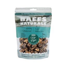 Baffs Naturals Kurutulmuş Dana Küp Ciğer Köpek Ödülü 100 gr - Baffs Naturals