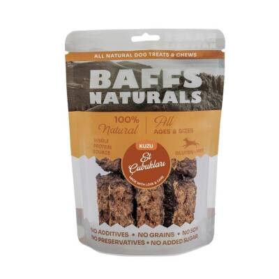 Baffs Naturals Kurutulmuş Kuzu Et Çubukları Köpek Ödülü 100 gr - 1