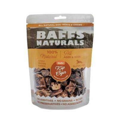 Baffs Naturals Kurutulmuş Kuzu Küp Ciğer Köpek Ödülü 100 gr - 1