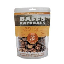 Baffs Naturals Kurutulmuş Kuzu Küp Ciğer Köpek Ödülü 100 gr - Baffs Naturals