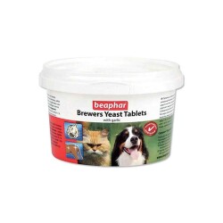 Beaphar Brewer Yeast Kedi ve Köpekler İçin Sarımsaklı Tüy Bakım Tablet 250 Ad. - Beaphar