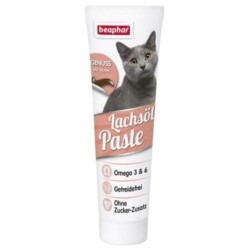 Beaphar Somonlu ve Omega 3 Destekli Kedi Vitamin Macunu 100 gr - Beaphar