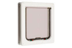 Beeztees CatMate Kedi Kapısı, Büyük, Çift Yönlü, 4 fonksiyonlu, Beyaz, 23,5x25,2cm - 2