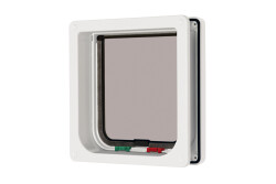 Beeztees CatMate Kedi Kapısı, Çift Yönlü, 4 fonksiyonlu, Beyaz, 19x20cm - 1