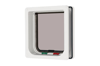 Beeztees CatMate Kedi Kapısı, Çift Yönlü, 4 fonksiyonlu, Beyaz, 19x20cm - 1