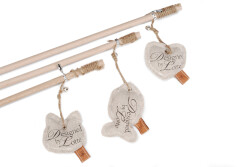 Beeztees DBL Kedi Oltası, Kalpli, Çeşitli Renklerde, 50cm - Beeztees