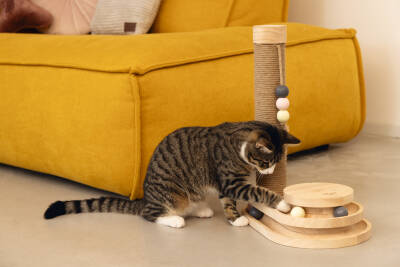 Beeztees DBL Kedi Tırmalama ve Oyuncağı, 38x24,5x47,5cm - 3