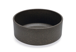 Beeztees DBL Köpek Mama Su Kabı, Bambu, Antrasit, 17cm, 800ml - Beeztees