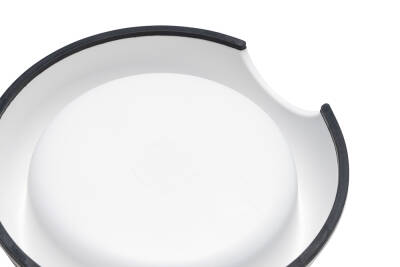 Beeztees DBL Köpek Mama Su Kabı, Mat Altın Rengi Paslanmaz Çelik, Bej Mermer Görünümlü, 17,5cm, 350m - 5