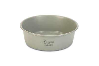 Beeztees DBL Köpek Mama Su Kabı, Mat Gri Paslanmaz Çelik, 20cm, 1,9L - 1