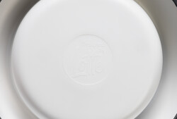 Beeztees DBL Köpek Mama Su Kabı, Mat Paslanmaz Çelik, Beyaz Mermer Görünümlü, 17,5cm, 350ml - 5