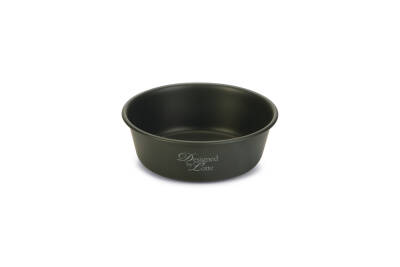 Beeztees DBL Köpek Mama Su Kabı, Mat Siyah Paslanmaz Çelik, 13cm, 470ml - 1