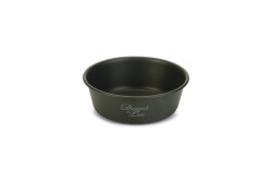 Beeztees DBL Köpek Mama Su Kabı, Mat Siyah Paslanmaz Çelik, 13cm, 470ml - Beeztees