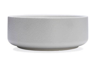 Beeztees DBL Köpek Mama Su Kabı, Seramik, Mat Beyaz, 18cm, 1200ml - 2