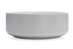 Beeztees DBL Köpek Mama Su Kabı, Seramik, Mat Beyaz, 18cm, 1200ml - 2