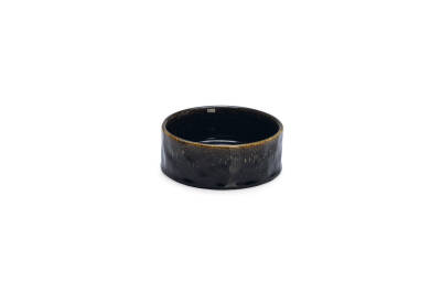 Beeztees DBL Köpek Mama Su Kabı, Seramik, Siyah, 13,5cm, 500ml - 1