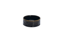 Beeztees DBL Köpek Mama Su Kabı, Seramik, Siyah, 13,5cm, 500ml - Beeztees