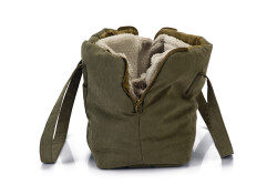 Beeztees DBL Köpek Taşıma Çantası, Yıkanabilir, 6,5Kg'ye kadar, Yeşil, 40x20x28cm - 5