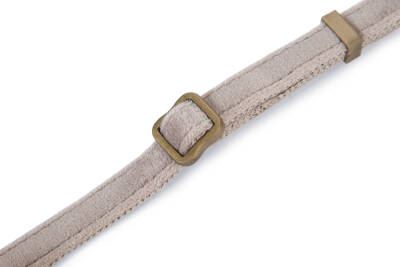 Beeztees DBL Köpek Tasması, Kadife, Gri, 20-30cm, 10mm - 2