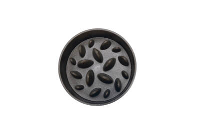 Beeztees DBL Köpek Yavaş Besleme Mama Kabı, Bambu, Antrasit, 17cm, 800ml - 1