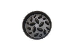 Beeztees DBL Köpek Yavaş Besleme Mama Kabı, Bambu, Antrasit, 17cm, 800ml - Beeztees