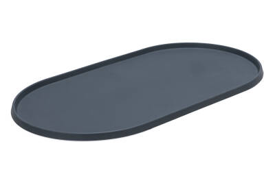 Beeztees DBL Mama Su Kabı Servisi, Silikon, Kaymaz, Antrasit, 55x30x1,7cm - 1