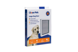 Beeztees DogMate Köpek Kapısı, Çift Yönlü, 2 fonksiyonlu, Beyaz, 44x36,5cm - 3