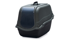 Beeztees Kapalı Kedi Tuvaleti, Antrasit Koyu Mavi, 57x39x41cm - Beeztees