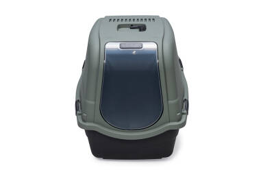 Beeztees Kapalı Kedi Tuvaleti, Koku Filtreli, Antrasit Koyu Mavi, 64x44x46cm - 4