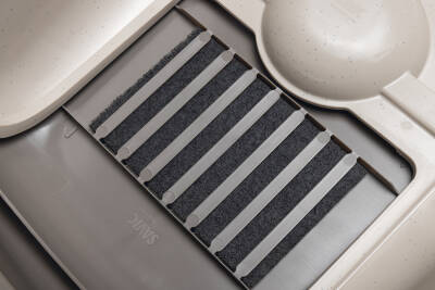 Beeztees Kapalı Kedi Tuvaleti, Koku Filtreli, Bej Gri, 56x39x39cm - 5