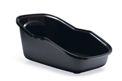 Beeztees Kapalı Kedi Tuvaleti, Koku Filtreli, Siyah Mermer Antrasit, 56x39x39cm - 4