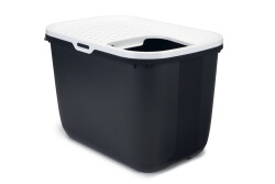 Beeztees Kapalı ve Derin Kedi Tuvaleti, Gri, 58x38,5x39,5cm - Beeztees